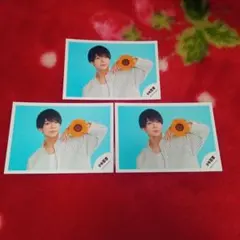 少年忍者 織山尚大 ミニフォト3枚 グリーティングフォト公式写真