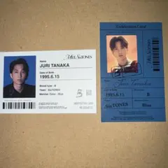 MILESixTONES初回盤AB 特典 IDカード 田中樹