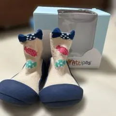 Attipas ベビーシューズ ネイビー　Mサイズ　11.5cm