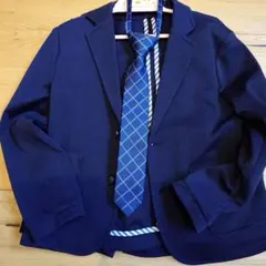 コムサイズム　ネイビー フォーマルジャケット 120A 2つボタン