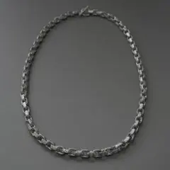 重厚 シルバーチェーンネックレス メキシカンジュエリー ヴィンテージ 925