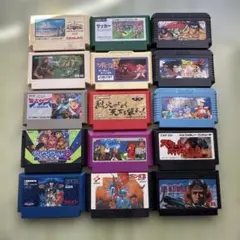 ファミコンソフトセット 15本　ジャンク