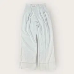 me + em select ハイウエスト モード ワイドパンツ