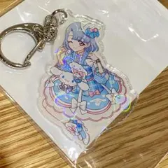 ひみつのアイプリ　ホログラムアクリルキーホルダー　える×シナモロール