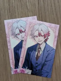 あくねこ　特典　アニメイト　4周年花束カード　悪魔執事と黒い猫　アモン２枚セット
