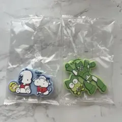 クレヨンしんちゃん×サンリオコラボガチャキーホルダー2点セット