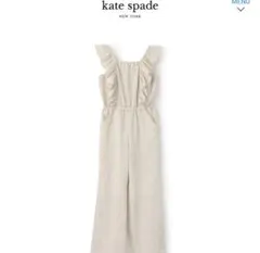 kate spade 　オールインワン ベージュ　サロペット　140 ケイトのサムネイル