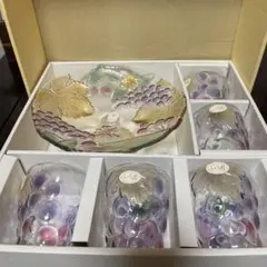 え*♪様 グラス/ぶどうデザイン/セット
