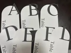 テーブルナンバー 結婚式