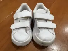 adidas ベルクロシューズ ホワイト　14センチ