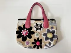 Think Bee! トートバッグ 花柄 ビジュー装飾のサムネイル