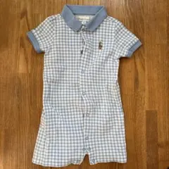 Ralph Lauren ギンガムチェック ロンパース 6M