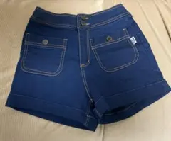 【ほぼ未使用】ピンクラテ　XXS デニム　ショートパンツ　半ズボン