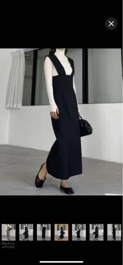 スカート 薄手ワイドショルダースカート　louere JUNOAH ジュノア