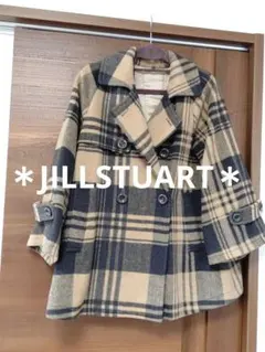 JILLSTUART＊チェック柄コート＊Aライン＊ゆったり