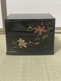 会津塗り　小箪笥　天然木　2段　BIMI