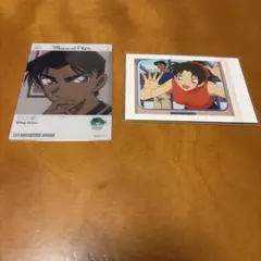 名探偵コナン 服部平次 遠山和葉 カードセット