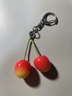 食品サンプルキーホルダー　さくらんぼ