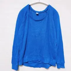 OLDNAVYブルー青色 長袖セーターXS 春服 春 人気 可愛い かわいい
