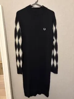 Fred Perry 長袖ニットワンピース アーガイル柄のサムネイル