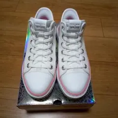 美品スケッチャーズスリップインズスヌープワンボスライフキャンパスホワイト24