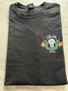 80s USA製ヴィンテージ old stussy Tシャツ スカルフラワー - メルカリ