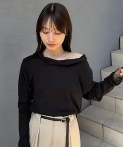 【CAPRICIEUX LE'MAGE】バルーンネックロンTのサムネイル