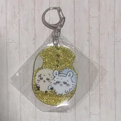 ちいかわ　ラメアクリルキーホルダー5 モモンガ　ラッコ