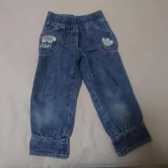 デニム刺繍パンツ 95cm