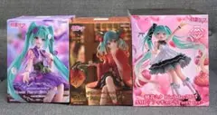 初音ミク　ぬーどるストッパー・AMP+フィギュア　3個セット