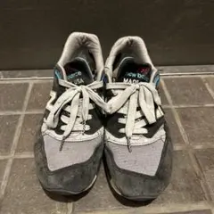 New Balance 998 スニーカー グレー/ブラック/ターコイズ