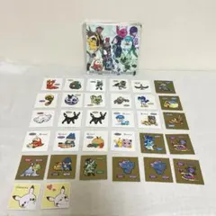 ポケットモンスターデコキャラシールホルダー＆未開封シール＆シール（30枚）他２枚