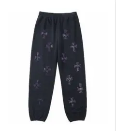 希少▲unknown londonラインストーン ナイロンパンツ 白 メッシュ 希少△unknown londonラインストーン ナイロンパンツ 白 メッシュ