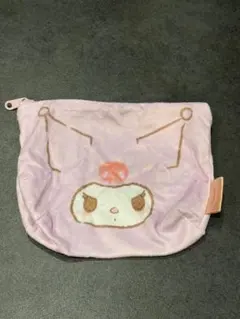 ふわふわFACE台形ポーチ クロミ サンリオ ガチャガチャ カプセルトイ