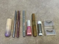 コスメまとめ売り 8点セット ラブライナー フジコ ちふれ セザンヌ つけまつげ