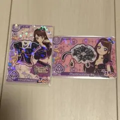 アイカツカード スパイシーアゲハ トップス カチューシャ　紫吹蘭