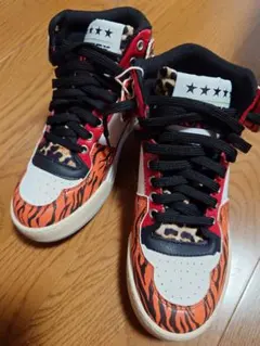 廃盤】CO&LU レオパード カラフル ハイカットスニーカー 23.5 美品