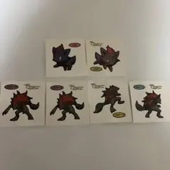 ポケモンパンシール　デコキャラシール　ゾロア　ゾロアーク