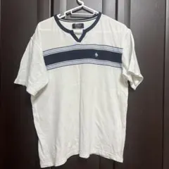 POLO ストライプ Tシャツ Mサイズのサムネイル