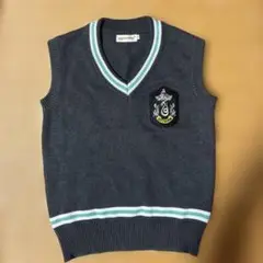 ハリーポッター　スリザリン　ベスト　ダークグレー　M コスプレ