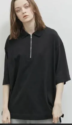 JUNRedハーフジッププロルーズ