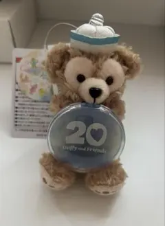 東京ディズニーシー ダッフィー 20周年 ぬいぐるみバッジのサムネイル