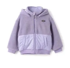 新品★エックスガール★ボア切替&星キルティングリバーシブルブルゾン140cm