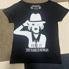 [タグ付き未使用] LAZY DAISY Tシャツ 黒　サイズM