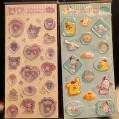 すりガラス風シール　サンリオ　正規品