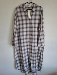 サマンサモスモス　長袖　シャツ　ワンピース　ロング