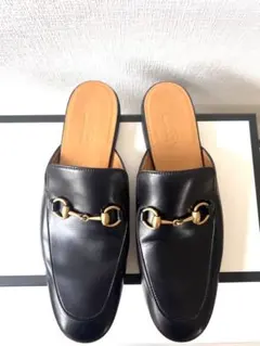 GUCCI プリンスタウン ビットローファーミュールサンダル シューズ