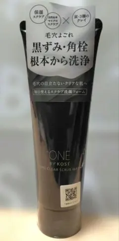 ONE BY KOSE ポアクリアスクラブウォッシュ 130g