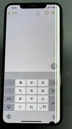 アイホン　iPhone xsmax 純正フロントパネル　縦線数本ジャンク