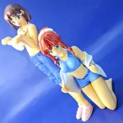 美少女フィギュアおねがいフレンズ コレクションフィギュア真下双葉&水澄楓ジャンク